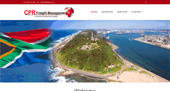 Desktop Screenshot of cprfreight.co.za